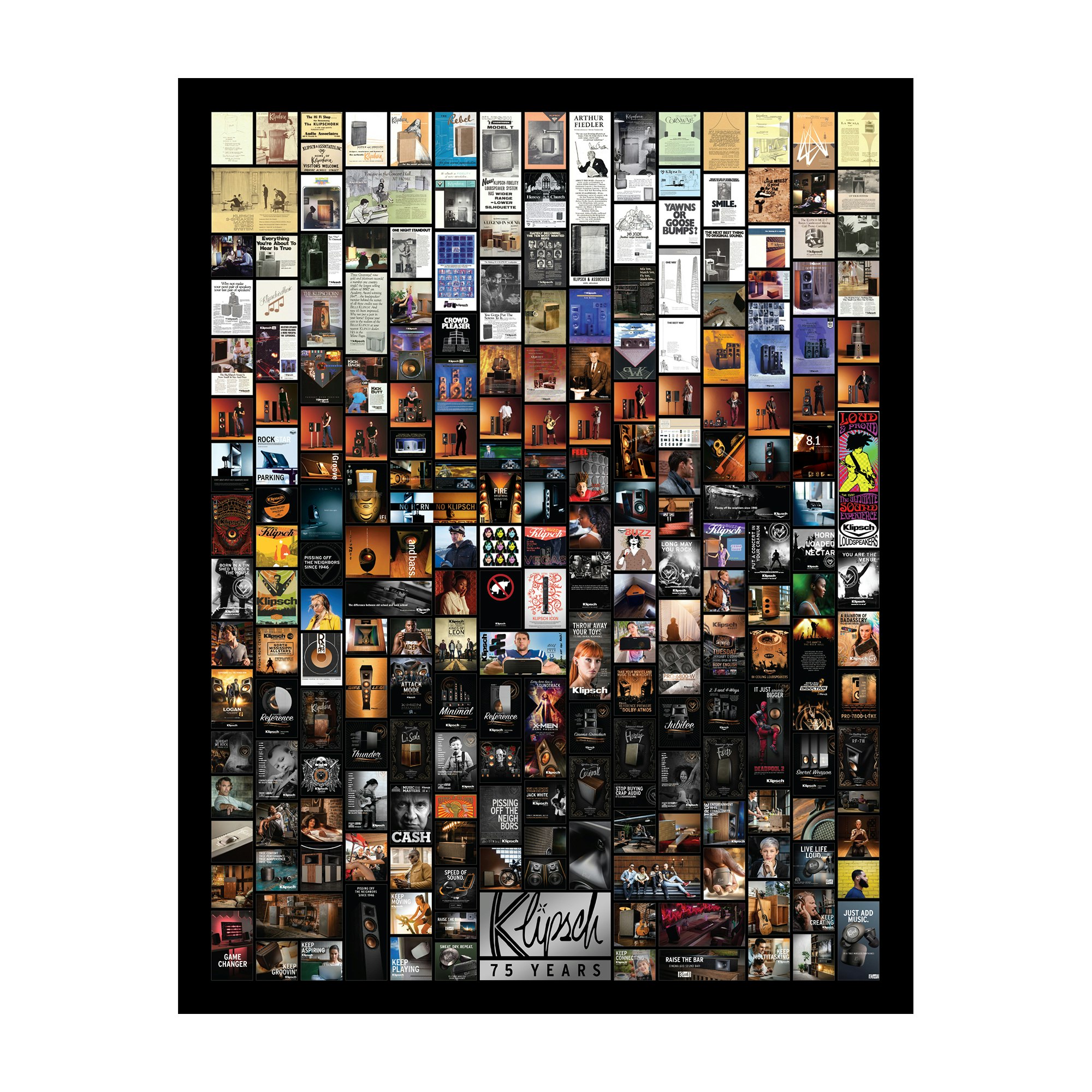 Klipsch 75th anniversary Poster